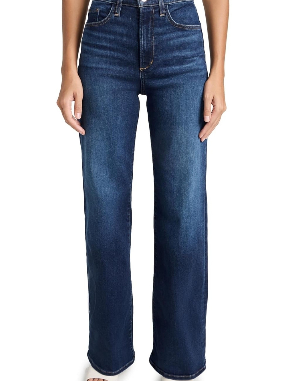 Joe's Jeans Mia Exhale Dark Blue Wide-Leg High-Rise Jeans NWT